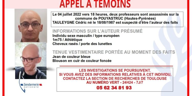 Double meurtre de Pouyastruc, la gendarmerie relance son avis de recherche