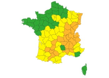 Canicule - 5 départements d'Occitanie en alerte vigilance orange