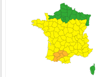Orages Violents, Météo France élève l'alerte en vigilance orange dans les Hautes Pyrénées