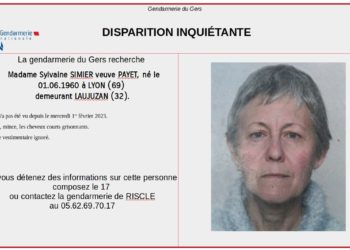 Disparition inquiétante d'une femme de 63 ans, la gendarmerie du Gers lance un avis de recherche