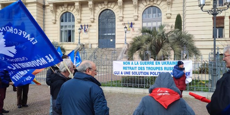 Tarbes - ils ont manifesté leur soutien à l'Ukraine