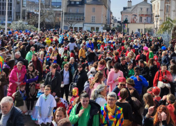 Le Roi du Carnaval a été brulé en place publique à Tarbes, toutes nos photos
