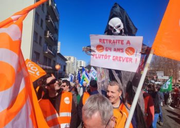 9 000 manifestants ce mercredi pour la 8e manifestation contre la réforme des retraites