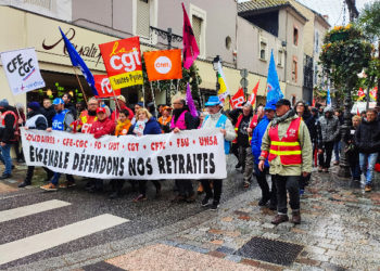 La foule une nouvelle fois ce jeudi à Tarbes contre la réforme des retraites