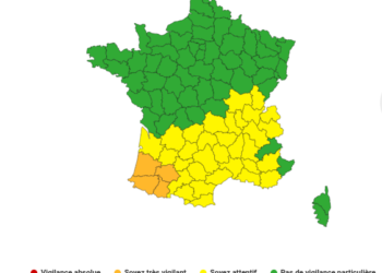 Météo France place les Hautes Pyrénées en alerte vigilance Orange orages et Jaune crues