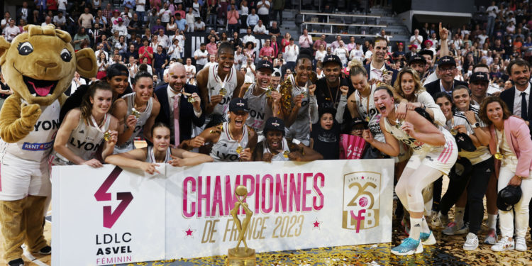 Basket les filles de Lyon championnes de France LFB