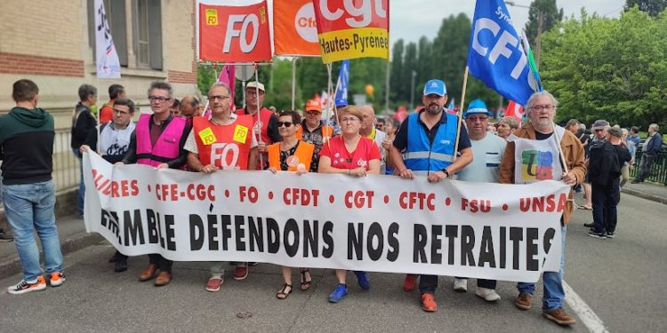 A Tarbes 4200 manifestants (encore) déterminés contre la réforme des retraites