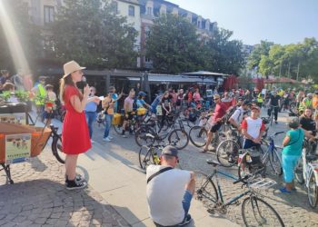 A Tarbes un Vélorution pour préparer l'arrivée du Tour de France