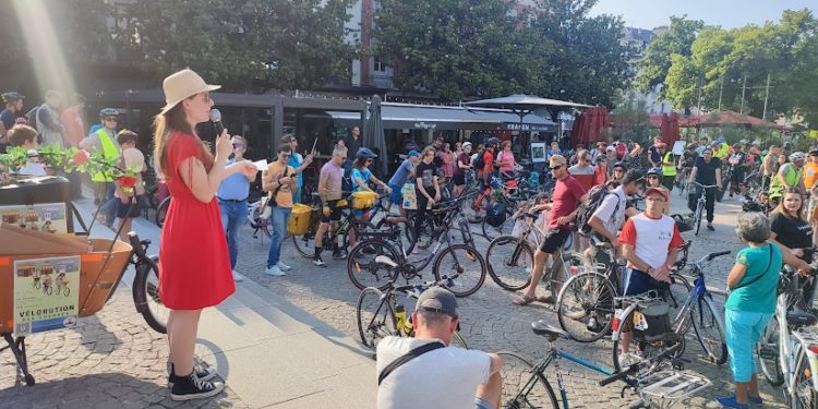 A Tarbes un Vélorution pour préparer l'arrivée du Tour de France