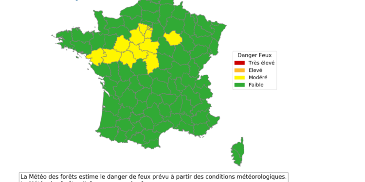Météo des Forêts, c'est vert en Haute Garonne et toute l' Occitanie #alertemétéo #HauteGaronne #Incendies #Météodesforêts #MétéoFrance #Pompiers