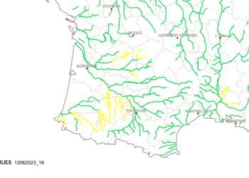Risques d'inondations Adour Gave Echez Arros : Alerte crue prolongée dans les Hautes Pyrénées