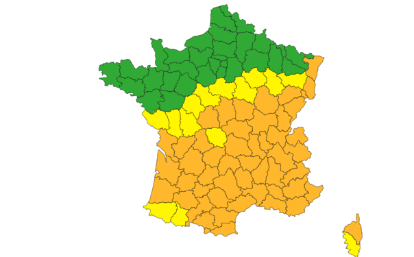 Météo France place Tarbes et les Hautes Pyrénées en alerte canicule
