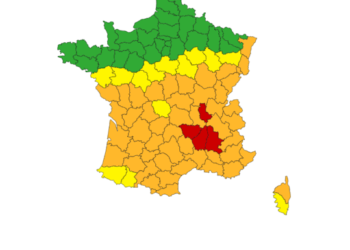 4 départements placés en alerte rouge canicule