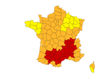 Canicule - alerte vigilance Orange prolongée à Tarbes et dans les Hautes Pyrénées ce jeudi