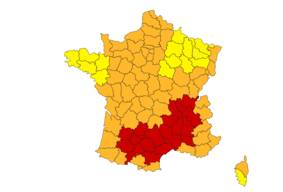 Canicule - alerte vigilance Orange prolongée à Tarbes et dans les Hautes Pyrénées ce jeudi