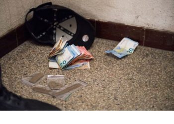 Albi - un squatteur portait cannabis, cocaïne et près de 2000 euros en billets