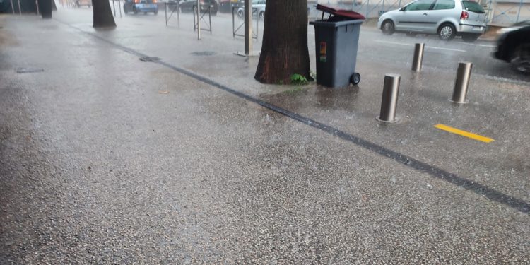 Des trombes d'eau sur Tarbes ce mardi en fin d'après midi
