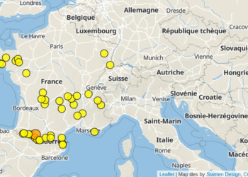 Série de tremblements de terre samedi matin près de Tarbes et Lourdes
