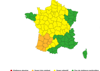 Orages Violents, les Hautes Pyrénées passent en alerte vigilance orange