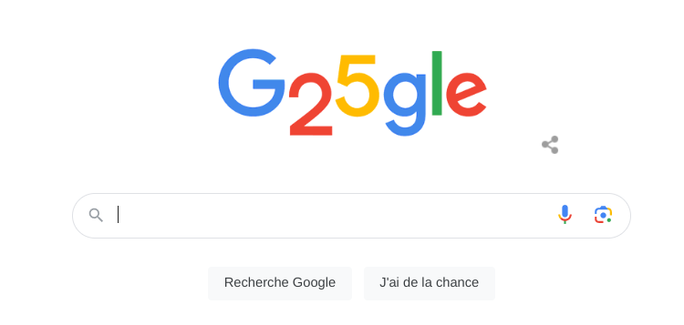 Google a 25 ans ce 27 septembre 2023
