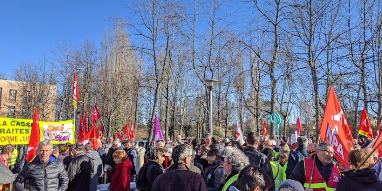 Circulation perturbée ce samedi matin à Tarbes en raison de manifestations