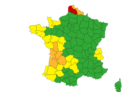 Le Pas de Calais en alerte météo vigilance Rouge crues inondations