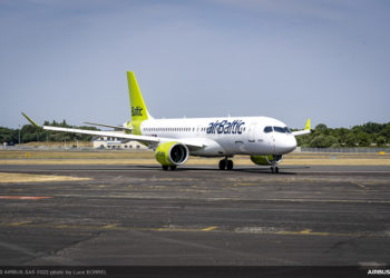 à Dubai, Airbus annonce une 1ere vente de 30 avions A220-300 à airBaltic