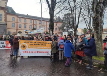 Une centaine de manifestants à Tarbes contre la loi immigration