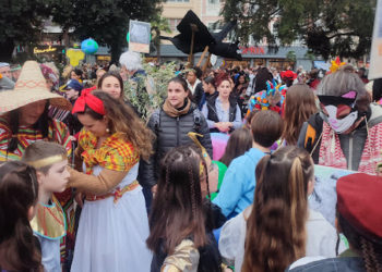 La foule au Carnaval Bigourdan de Tarbes 2024