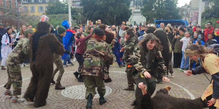 La foule au Carnaval Bigourdan de Tarbes 2024