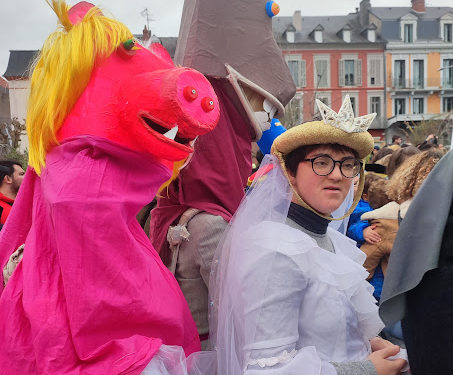La foule au Carnaval Bigourdan de Tarbes 2024