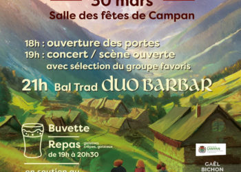 Soirée Saint Patrick organisée par Pyren'eire à Campan