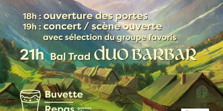 Soirée Saint Patrick organisée par Pyren'eire à Campan