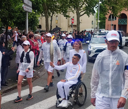 Revivez le passage de la flamme olympique à Tarbes