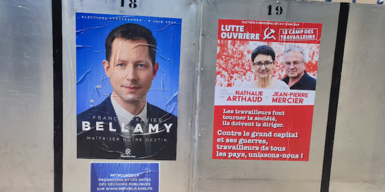 Les 38 panneaux des candidats aux élections européennes sont installés à Tarbes