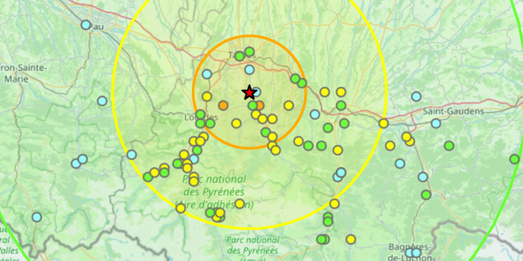 Un tremblement de terre de magnitude 4.7 annoncé à Tarbes