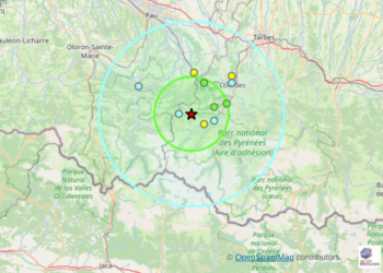 Tremblement de terre de 3.6 près de Lourdes ce lundi matin