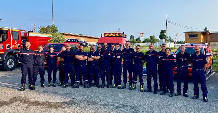 24 pompiers des Hautes Pyrénées en renfort sur les feux près de Montpellier dans l'Hérault