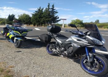 Un motard en très grand excès de vitesse sur les routes d'Occitanie