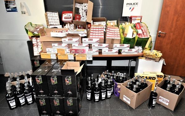 Occitanie - de l'alcool et des centaines de cartouches de tabac de contrebande saisis par la police