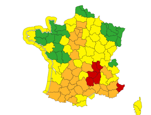 Crues "exceptionnelles" Météo France place 6 départements en alerte vigilance rouge