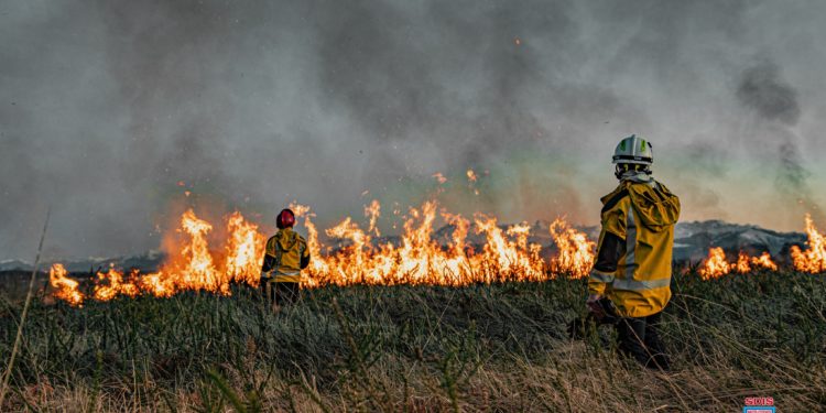 22 hectares brûlés sur le camp du Ger après un nouvel incendie