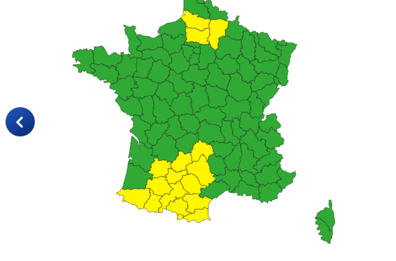 Météo France place les Hautes Pyrénées en alerte vigilance