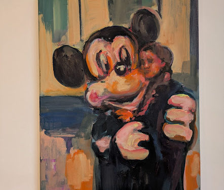 Pauline Zenk à Tarbes pour le finissage de son exposition à l'Atelier 20