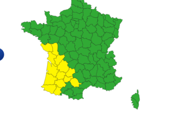 Météo France place Tarbes et les Hautes Pyrénées en alerte vigilance
