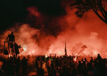 Real Madrid OM - les suporters Marseillais en force à Madrid