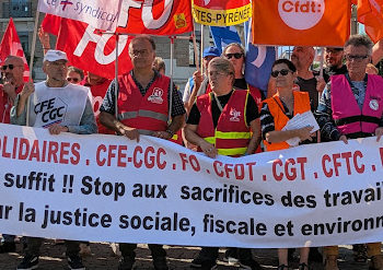 La foule attendue à la manifestation intersyndicale du 2 octobre à Tarbes