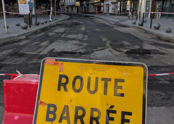 Des travaux perturbent le circulation place de Verdun à Tarbes